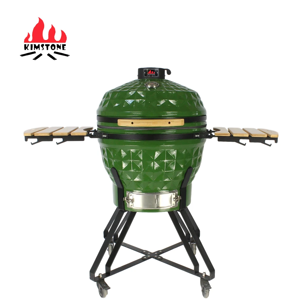 24inch KIMSTONE KimBer Series Diamond Pattern Kamado Grill Luxury Household Using in BBQ Grill