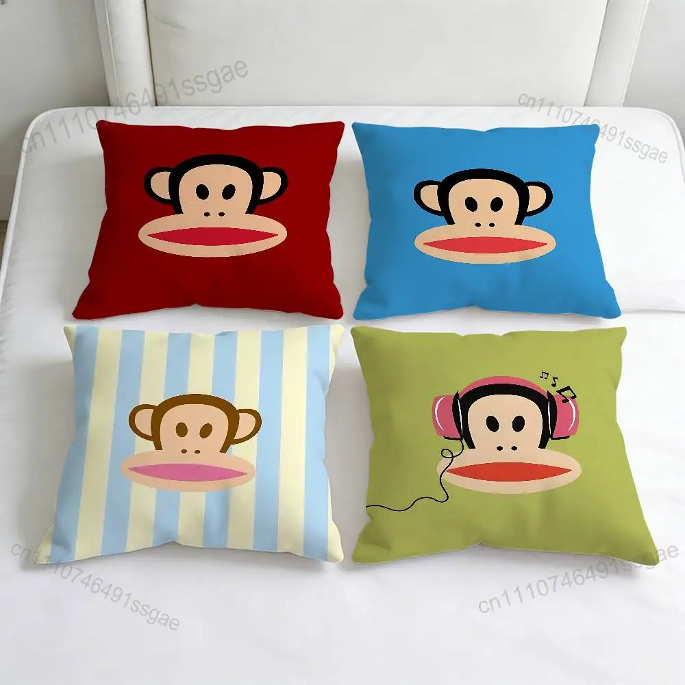 

Monkey Funny Paul F-Frank Fashion Square Pillow Case Durable Throw Pillow Cover for Sofa Couch Chair