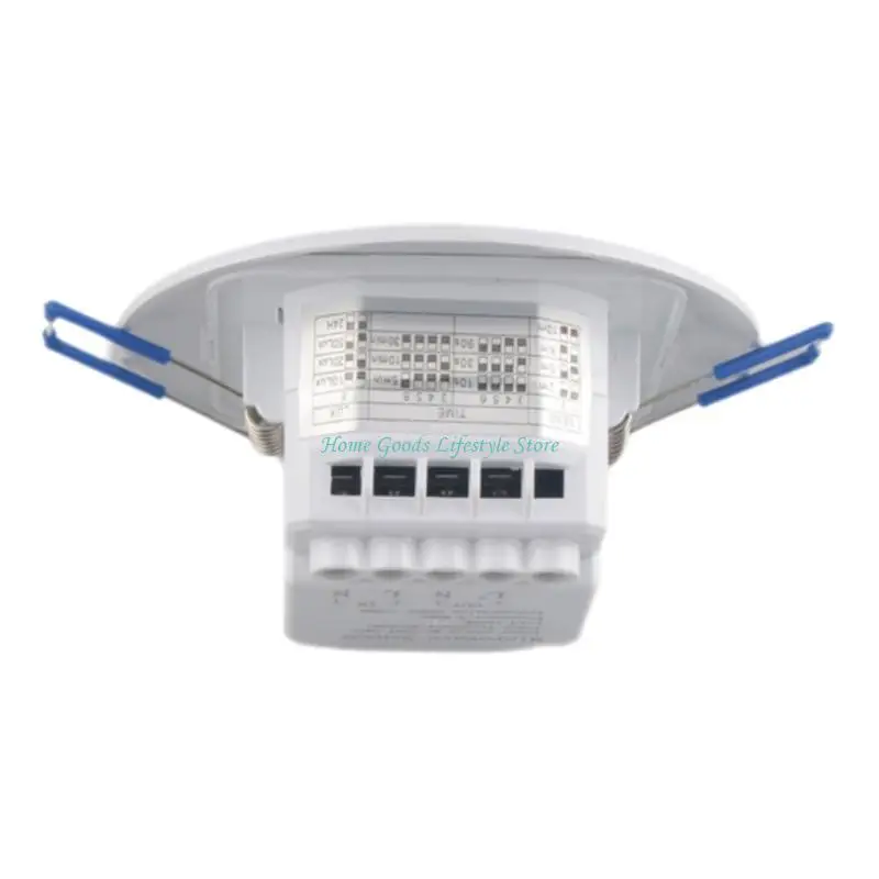 

E74E 5,8 ГГц Встроенные потолочные микроволновые датчики Переключатели Время задержки Регулируемые детекторы движения тела для