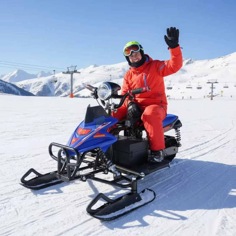 

Sevenfold reinforced toboggan board design children adult safety snowmobile