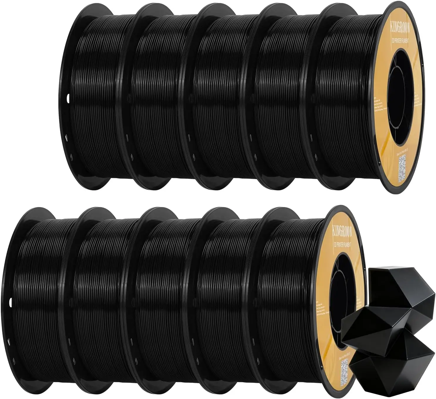 

Высокоскоростная нить PLA Kingroon для 3D-принтеров, 1,75 мм, быстрая печать 30-600 мм/с