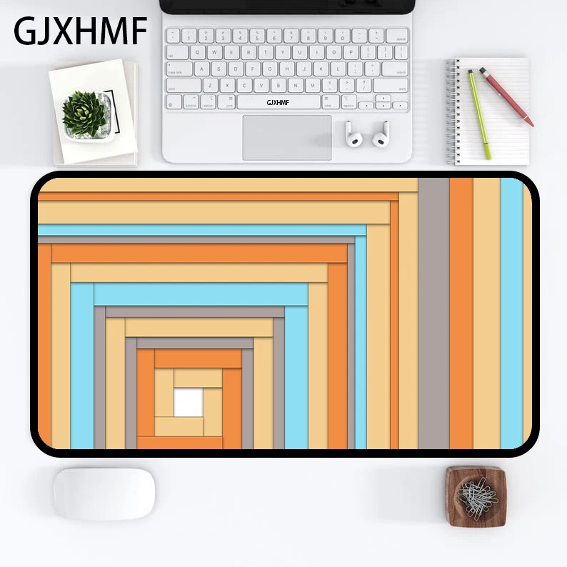 Simple style Mausepad yellow Desk Mat Gaming Mat Pad on The Table Office Gamer Accessories Keyboard Mats Mouse Pad Mouse Carpet
