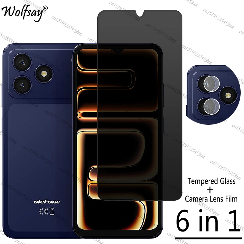 Privacy Screen Protector For Ulefone Note 23 Anti-Spy Tempered Glass For Ulefone Note 23 Camera Glass For Ulefone Note 23 Glass