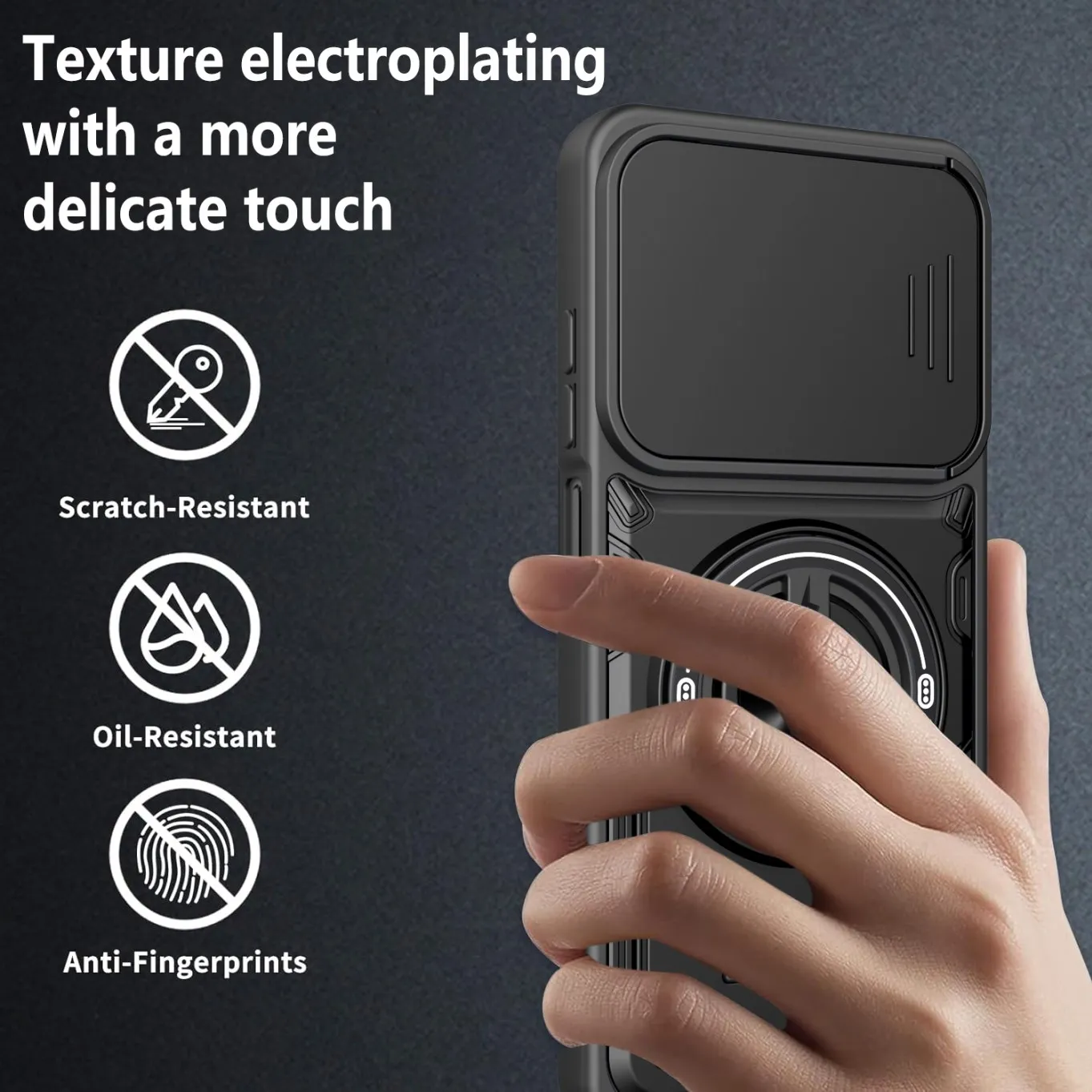 Stoßfeste Schutzhülle für Motorola Edge 70 60 Fusion Pro G86 G56 G06 G85 G15 G05 Kameralinsen-Schutz Magnetischer Ringständer Cover – Detail 9