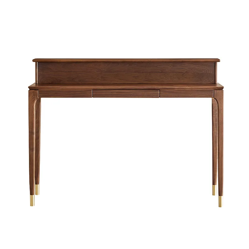 All solid wood household Buddha table, black walnut table, solid wood entrance table living room