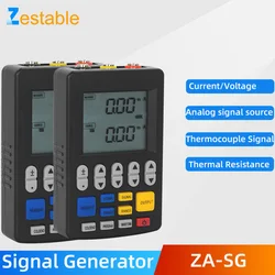 Portable Signal Generator 4-20mA Analog Current Voltage Temperature RTD Thermocouple Signal Source Handheld Process Calibrator