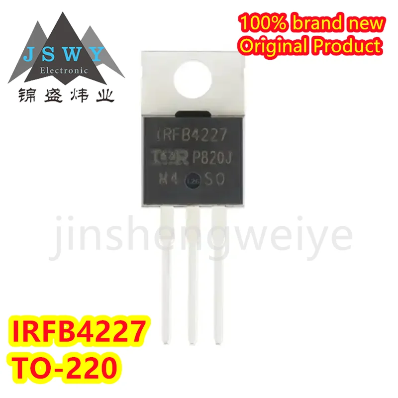 10~50PCS free shipping IRFB4227 FB4227 100% brand new imported TO-220 N channel power MOSFET 65A 200V Electronics