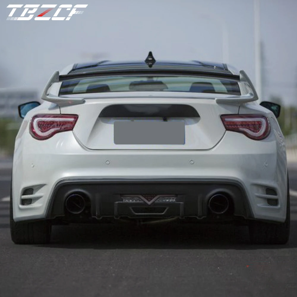 Rear Trunk Spoiler Wing For 2013-2020 Toyota GT86 Scion FR-S Subaru BRZ Rowen Style Real Carbon Fiber Rear Spoiler