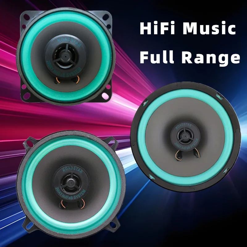 1PC 4/5/6 Inch Car Speakers 100W/160W HiFi Coaxial Subwoofer Universal Automotive Audio Music Full Range Car Stereo Speaker view 4