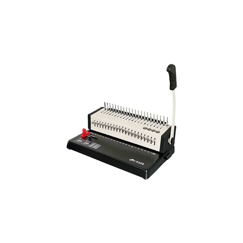 Manual metal base spiral comb punching & binding A3 CYS328 3 in 1 comb book binding machine for office equipment use