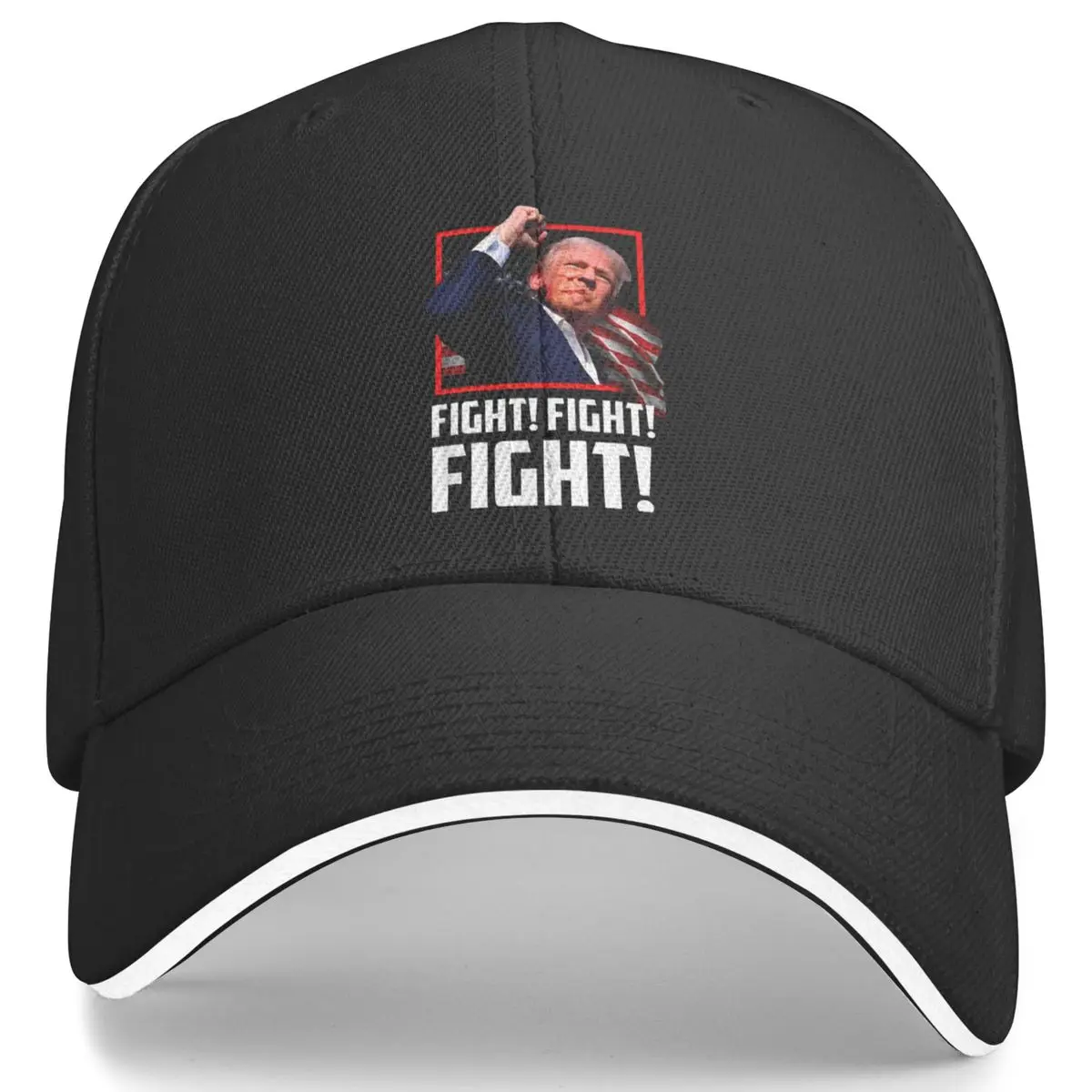 

2024 Baseball Caps Donald Trump Fight Fighting Fighters Outfit Trucker Hats Retro 2024 President Trump Shot Sun Cap Adjustable