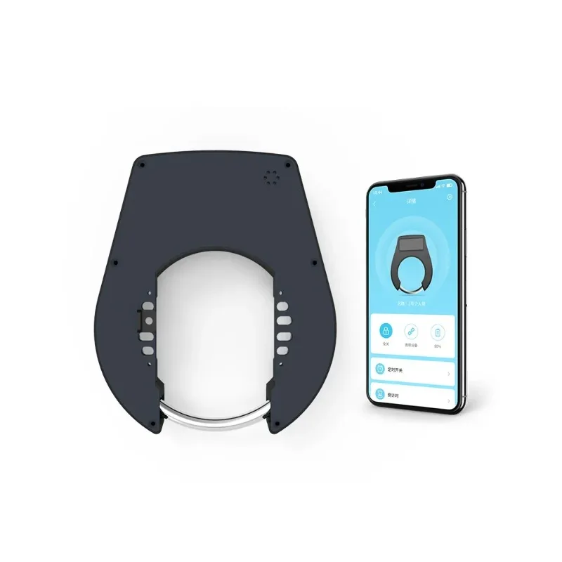 

BLE NFC Bike Smart Lock Bicycle Alarm Lock With QR code unlock horseshoe wheel lock