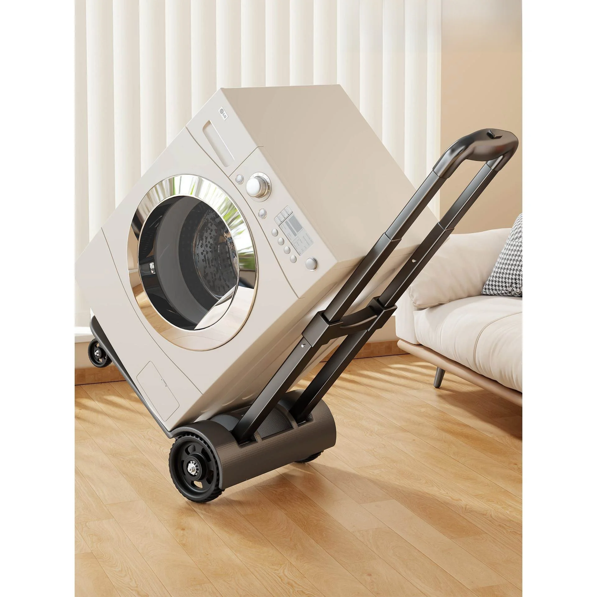 home-use-hand-pulling-dolly-multi-functional-hand-pushing-shopping-cart-portable-trolley-for-shopping-and-carrying-groceries