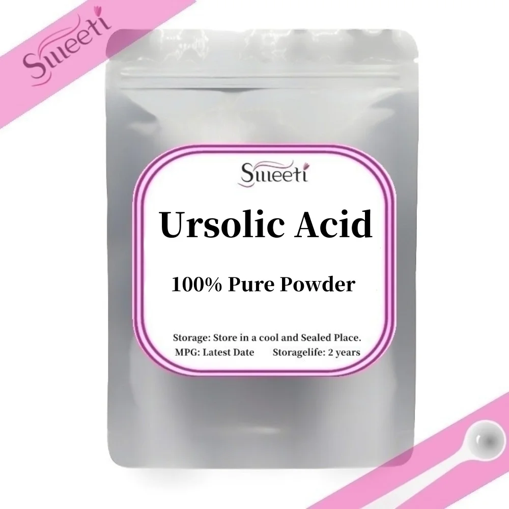 Pure 99% Ursolic Acid Powder For Anti Aging Cosmetic Materials