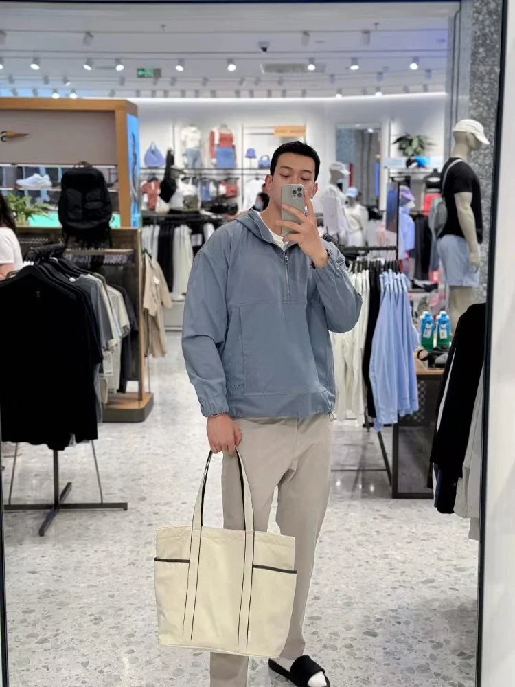 

New Large Capaci Canvas Tote Bag for Men And Women with Multiple kets Casual Handheld Mommy Bag Versatile Women's Bag