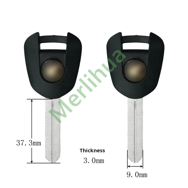 Honda motorcycle key, suitable for: Honda CBR650 CB650F CB500X CBR1100 MN4 motorcycle key embryo(Can install chips)