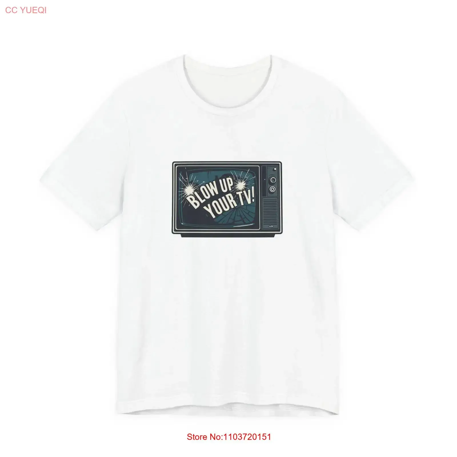 Camiseta Blow Up Your TV Americana Folk Hero Songwriter Spanish Pipe Dream News Books Song Top Social Media vintage Washed