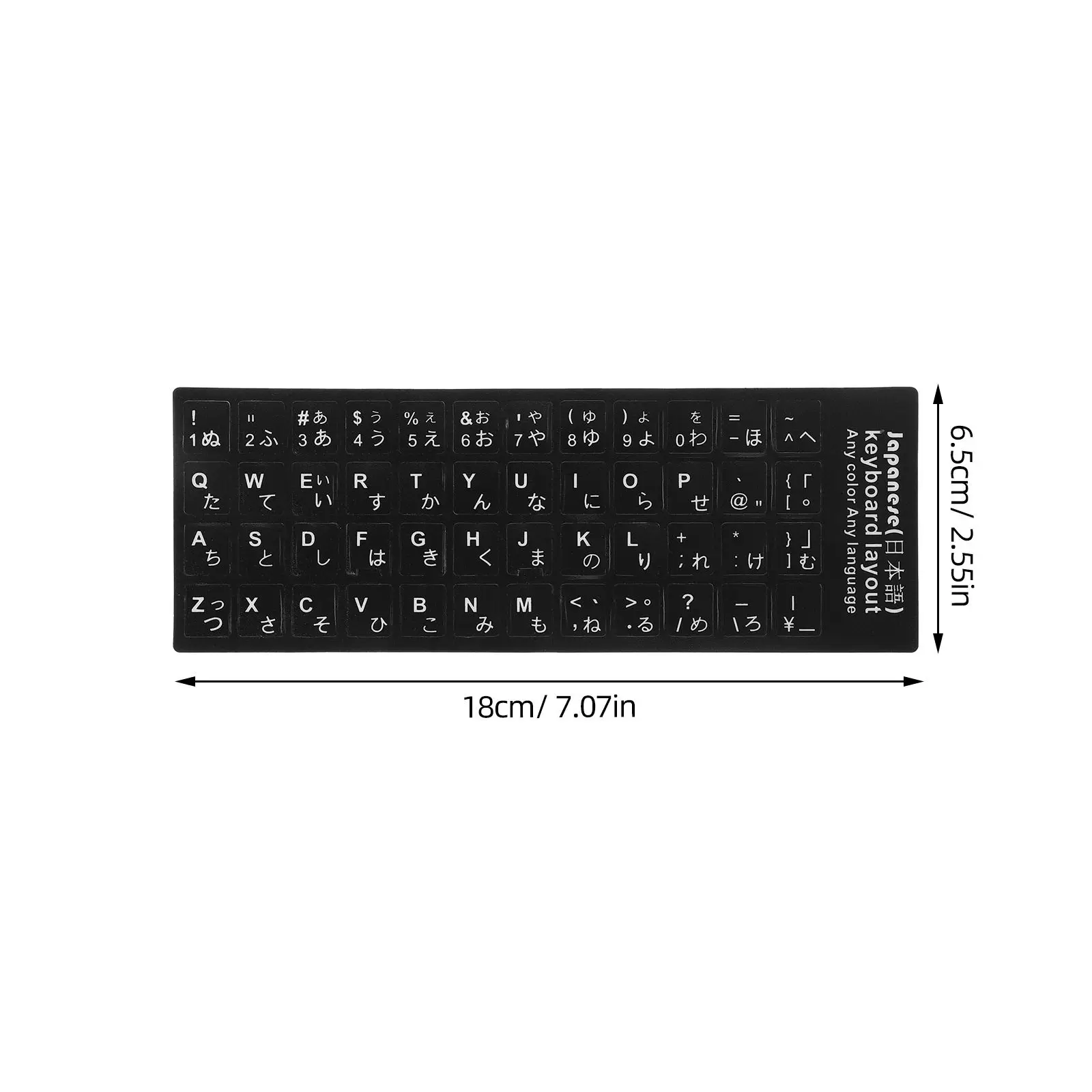 6Sheets Computer Keyboard Stickers Language Letter Decals Replacement for Laptop Keys Waterproof Easy Apply Remove Universal