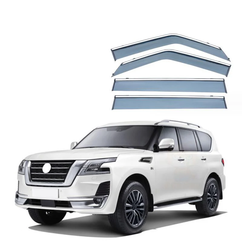 Weather Shield Car Side Window Deflector Visor Rain Eyebrow Shelter For Nissan Patrol 1988 1989 1990 1991 1992 1993 1994 - 2023