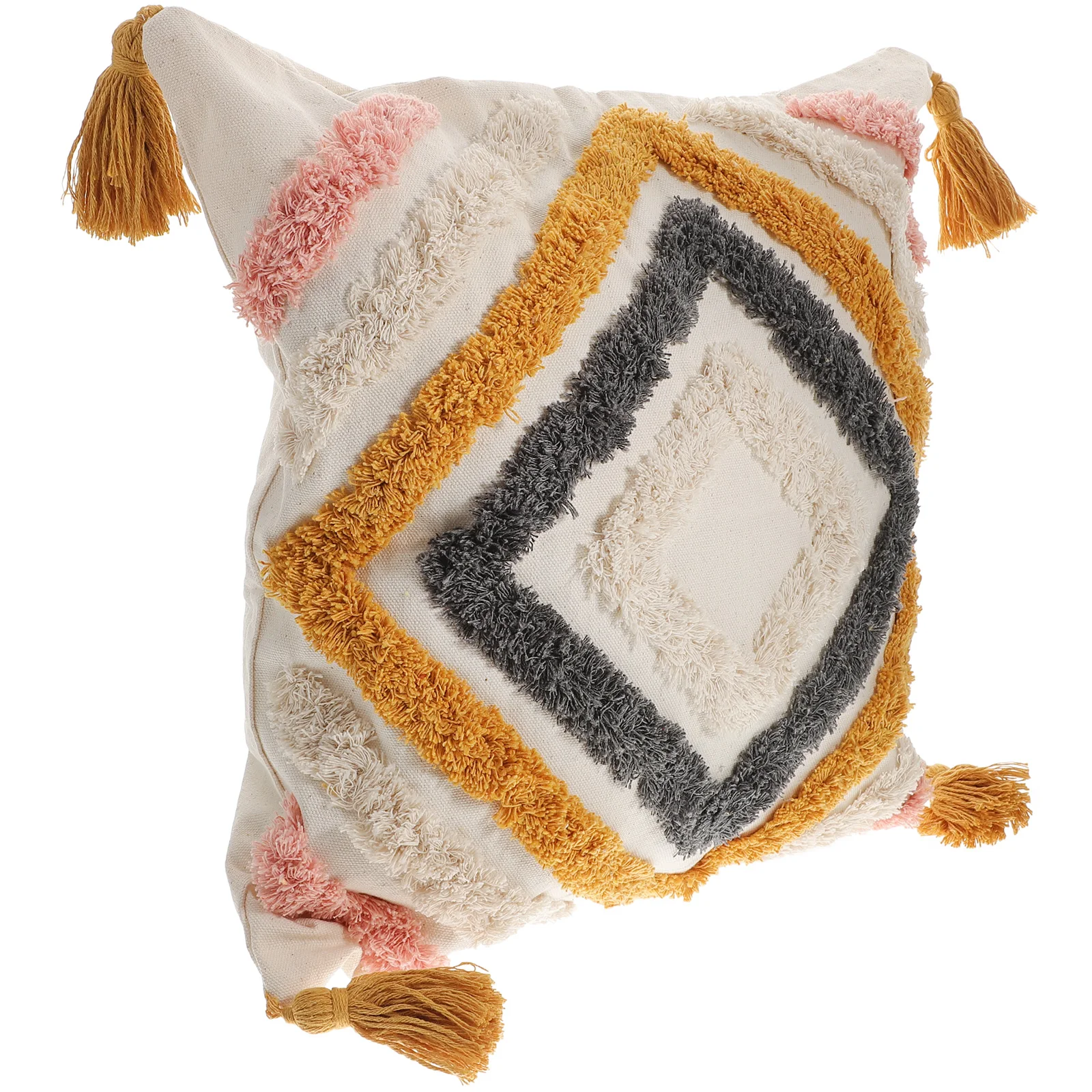 

Tufted Throw Pillowcase Outdoor Couch Covers Decorative Cushion Soft Pillow Protector Washable Cover Home Decor