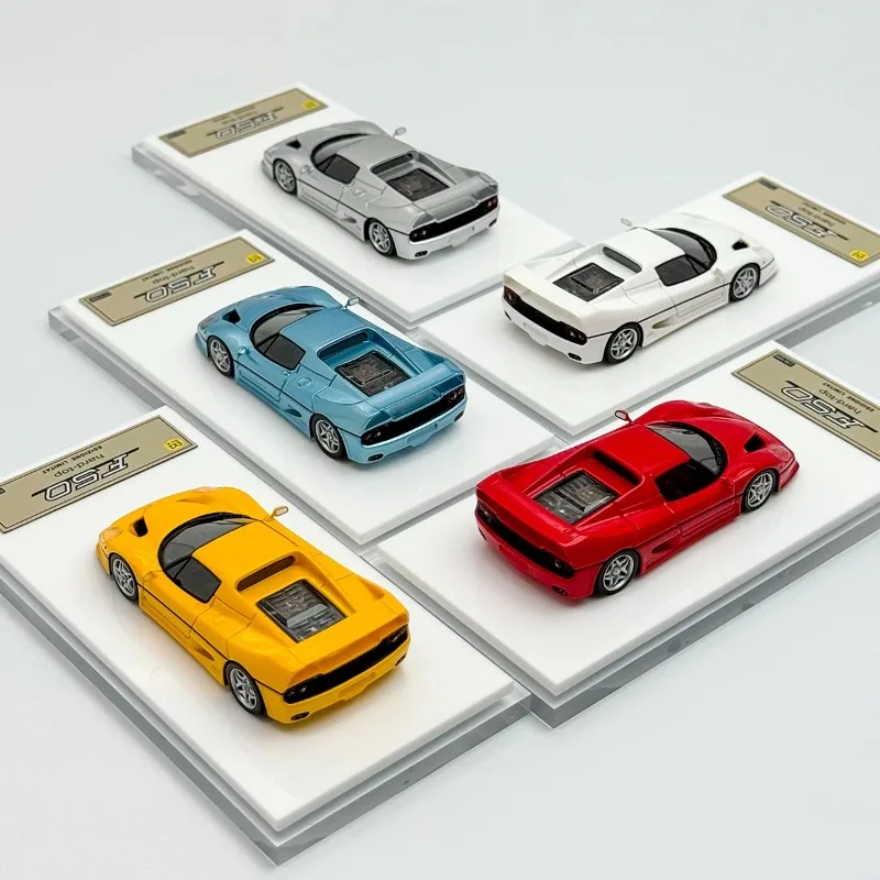 المخزون 1: 64F50 نموذج سيارة من الراتنج المحاكاة ذو الإصدار المحدود، لعبة للمراهقين، قابلة للجمع، والكبار للعب مع