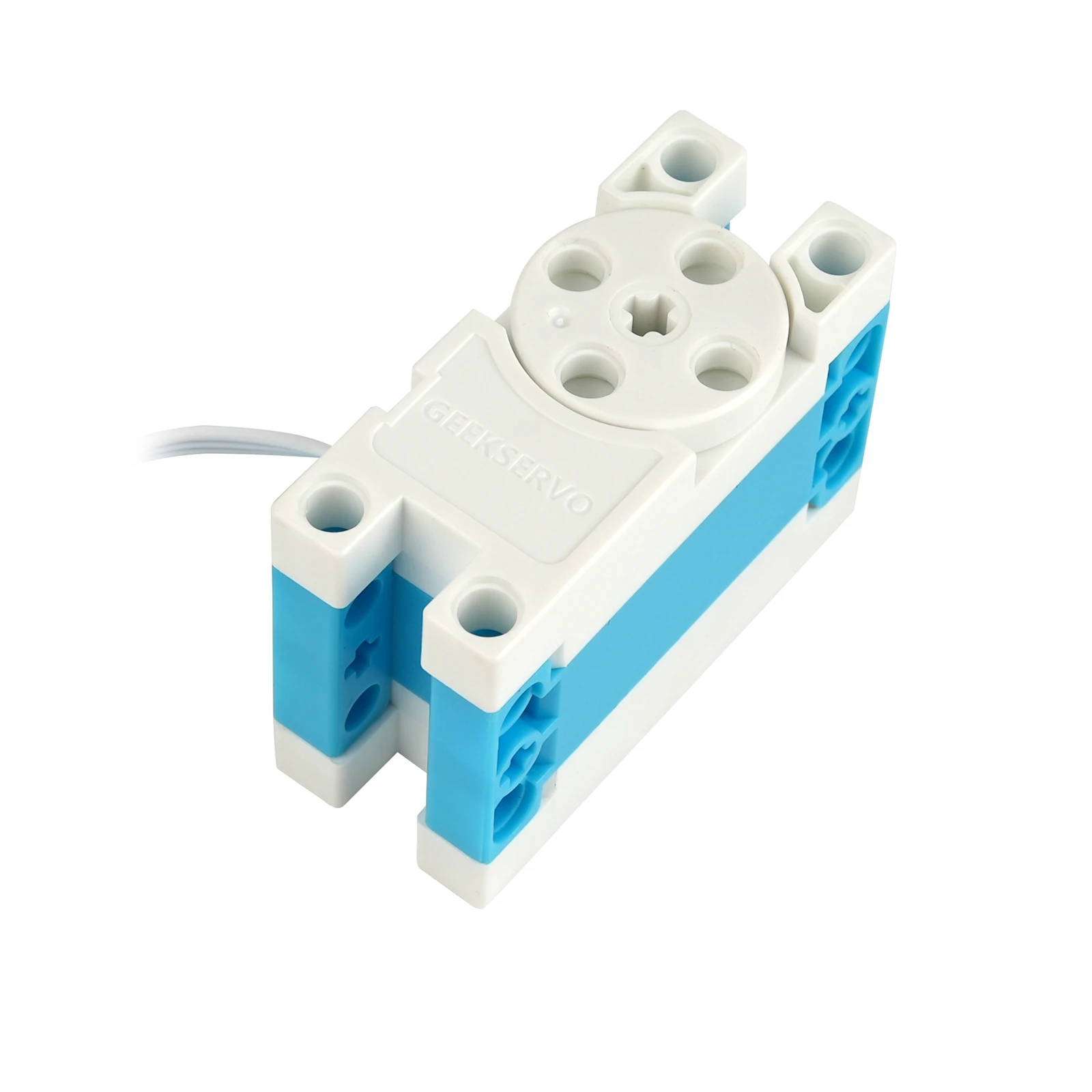 Servomotor Programable de 5KG para Bloques de Construcción, 360° °   Servomotores con Ángulo Controlable, Juguete Educativo, Funciones de Potencia, Piezas de Bricolaje para Robot
