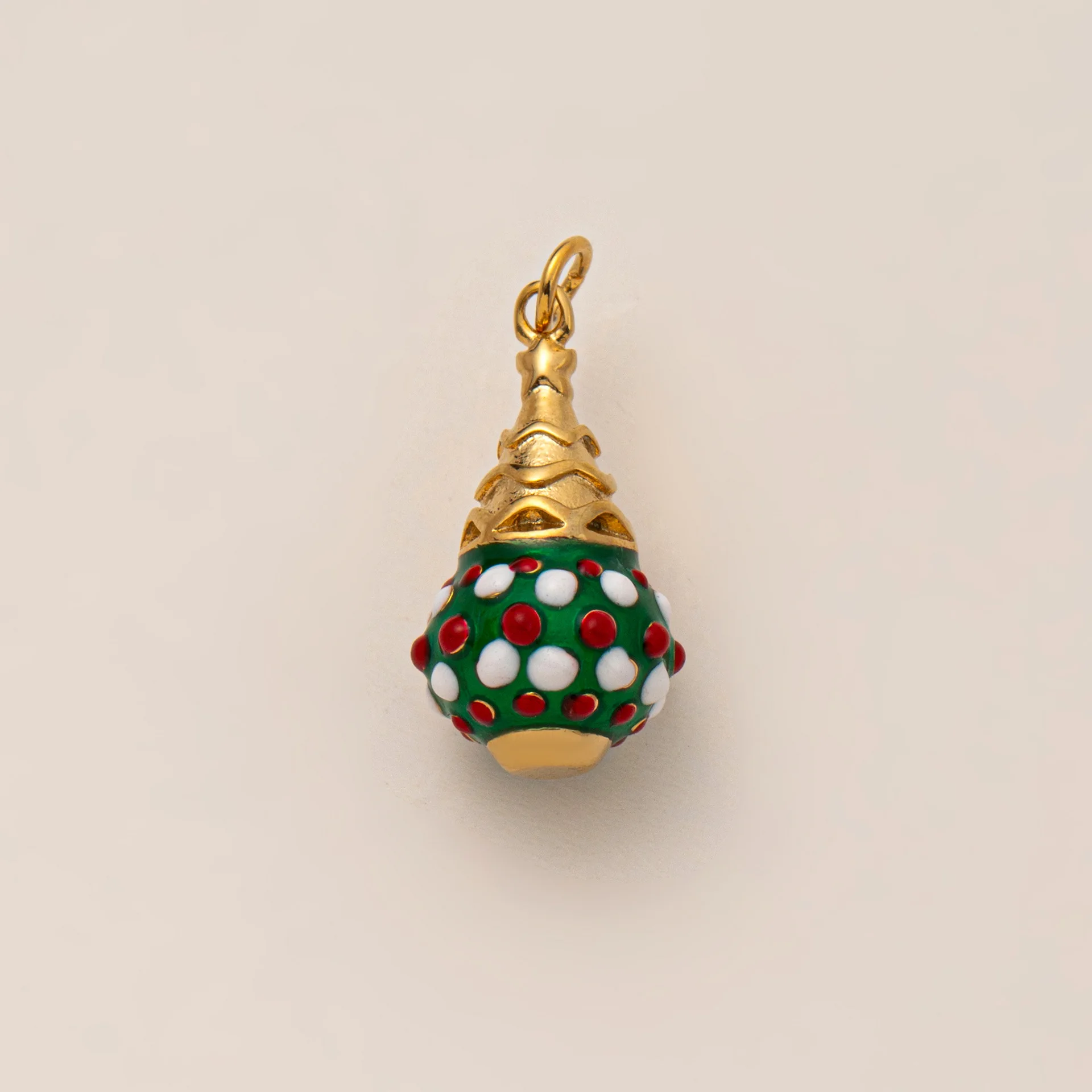 Weihnachtlicher Mode-Anhänger aus Edelstahl in Goldfarbe für Frauen, Schneeflocken-Charm für DIY-Armbänder und Halsketten-Zubehör – Detail 3