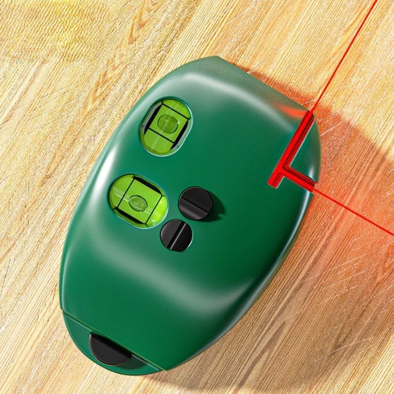 Vertical Mouse Laser Level Infrared Horizontal Line Right Angle Bubble Level Leveling 20M Long Distance 2 Lines Laser Levels
