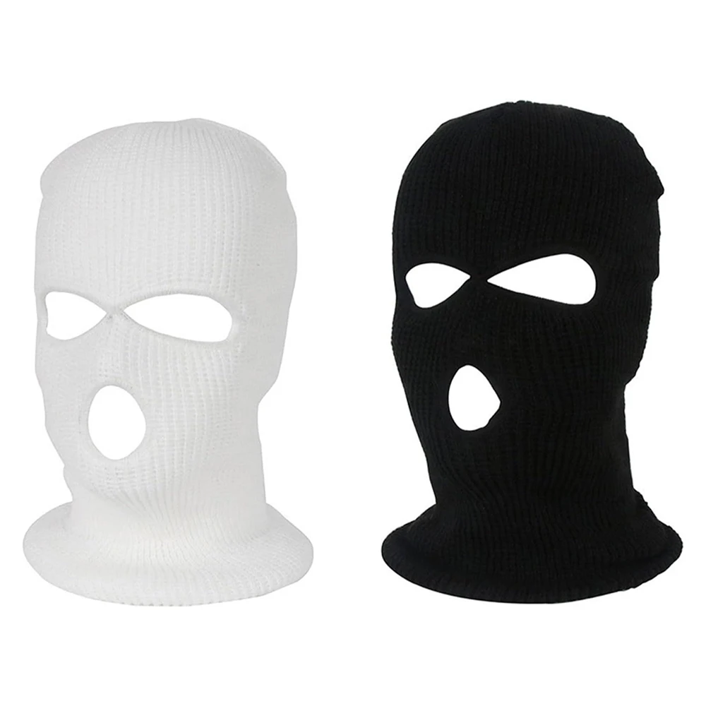 3-hole Car Seat Headrest Full Face Cover Ski Mask Hat Anti Ash Protection For Car Interior Seats Funny Cover Decoration 2023