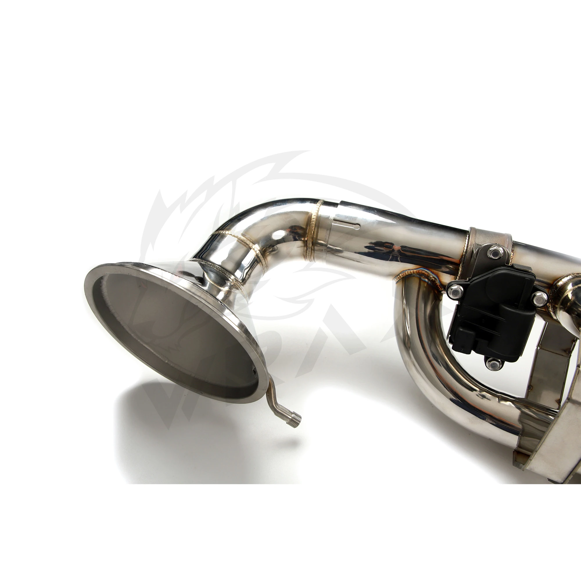 304 Stainless Steel Catback Exhaust System Performance Muffler Pipes For Porsche 992 GT3  With valve