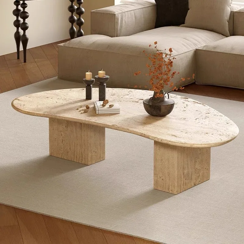 

Modern Luxury Coffee Table Living Room Furniture Italian Marble Coffee Table