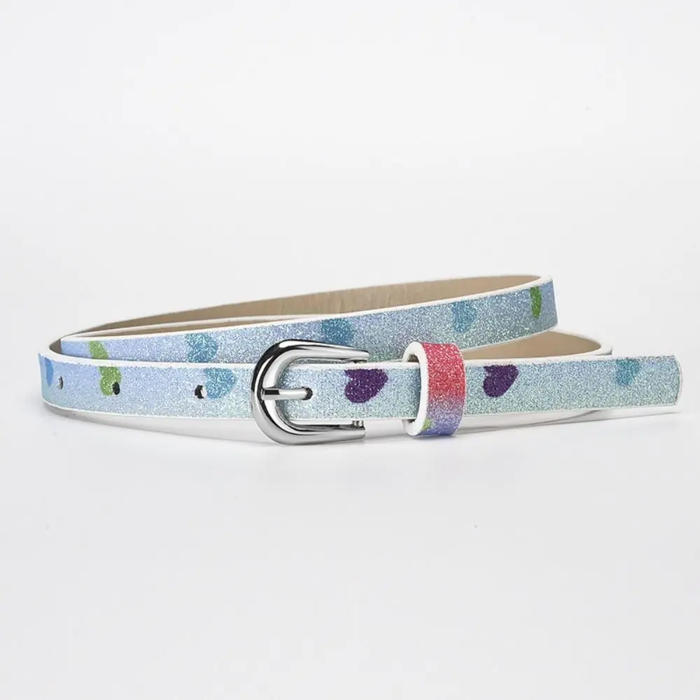 Fashion Adjustable Children's Belt Five Pointed Star Casual Jeans Belts Love Waist Belt Teen
