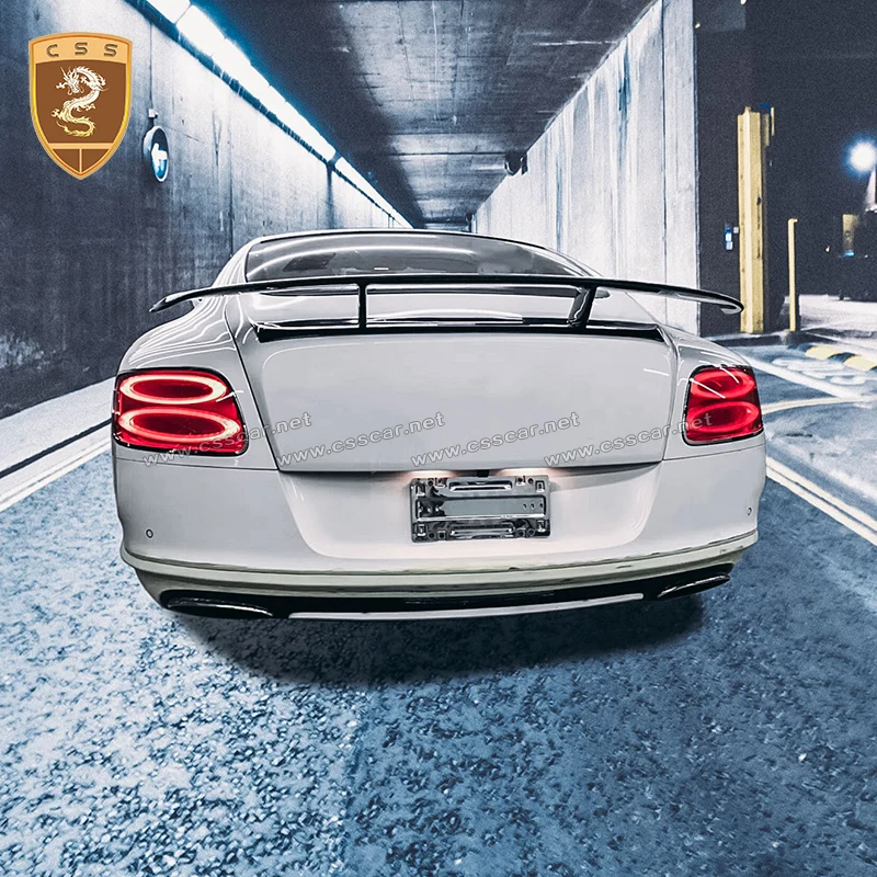 MSY Style Carbon Fiber Rear Wing Spoiler für Bentley Continental GT 2012-2015 Modelle Auto Spoiler