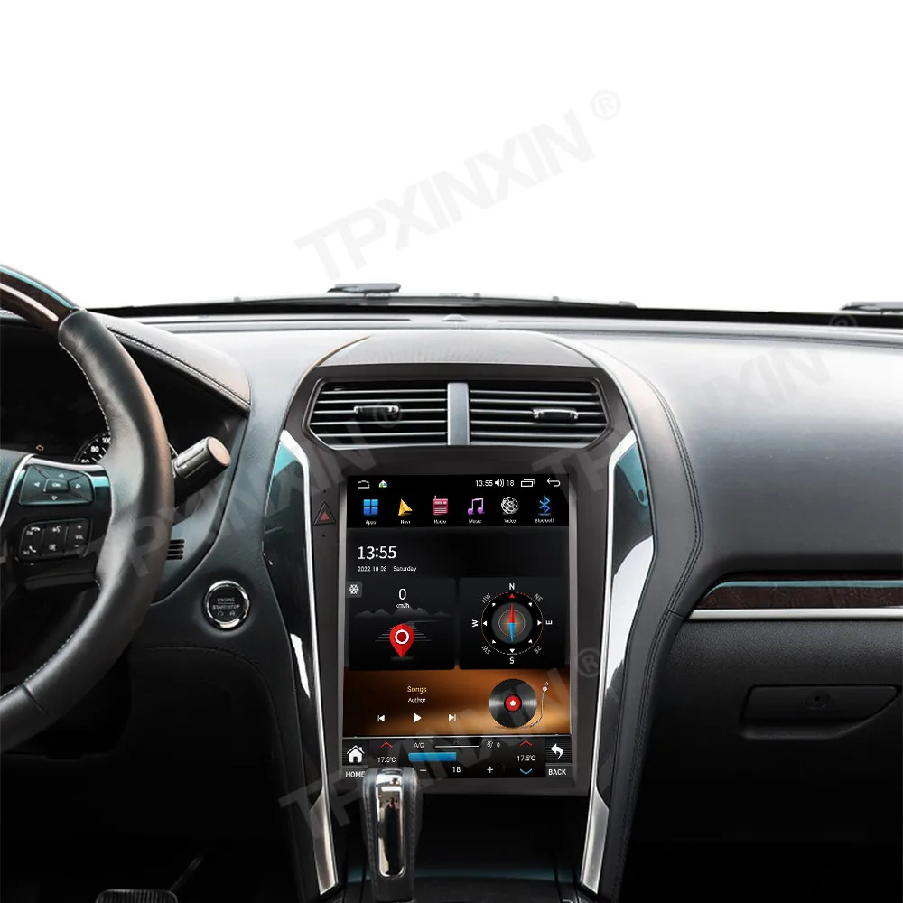 

12.1 Inch CarPlay Car Radio For Ford Explorer 2011-2019 Android 15 GPS Navigation Multimedia Player Vertical HD Screen Head Unit
