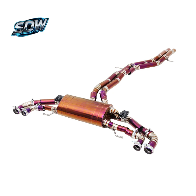 Continental GT / Flying Spur Bentyaga Titanium Valvetronic Catback Exhaust System Custom Performance Muffler