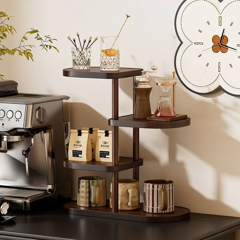 Storage Rack Cup Holder Ancient Style Cup Storage Dining Table Countertop Tea Cup Countertop Water Cup Tea Cup Storage RackZI890