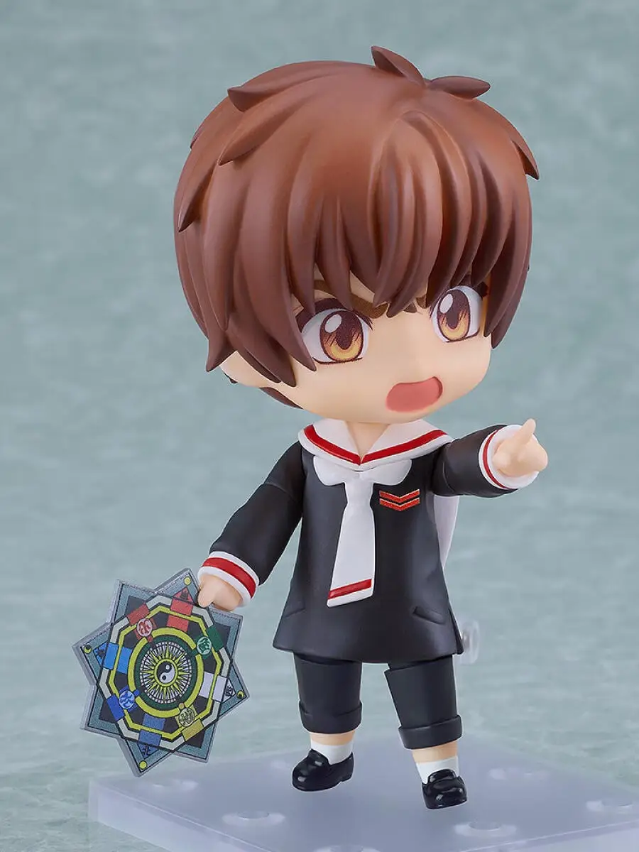 Hot Sale In Stock Good Smile Nendoroid 2879 Cardcaptor Sakura Tomoe Elementary School Uniform Ver Li Syaoran Figure Anime Action