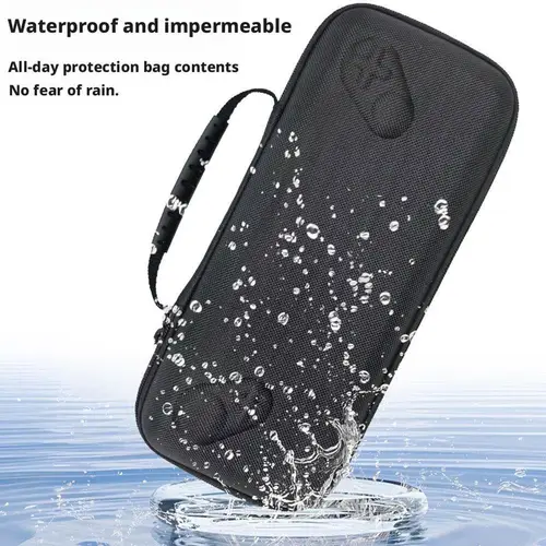 Imagen 2 del producto Bolsa de almacenamiento para consola portátil ROG Box Ally X, bolso de tela impermeable y funda protectora de TPU con soporte trasero antideslizante