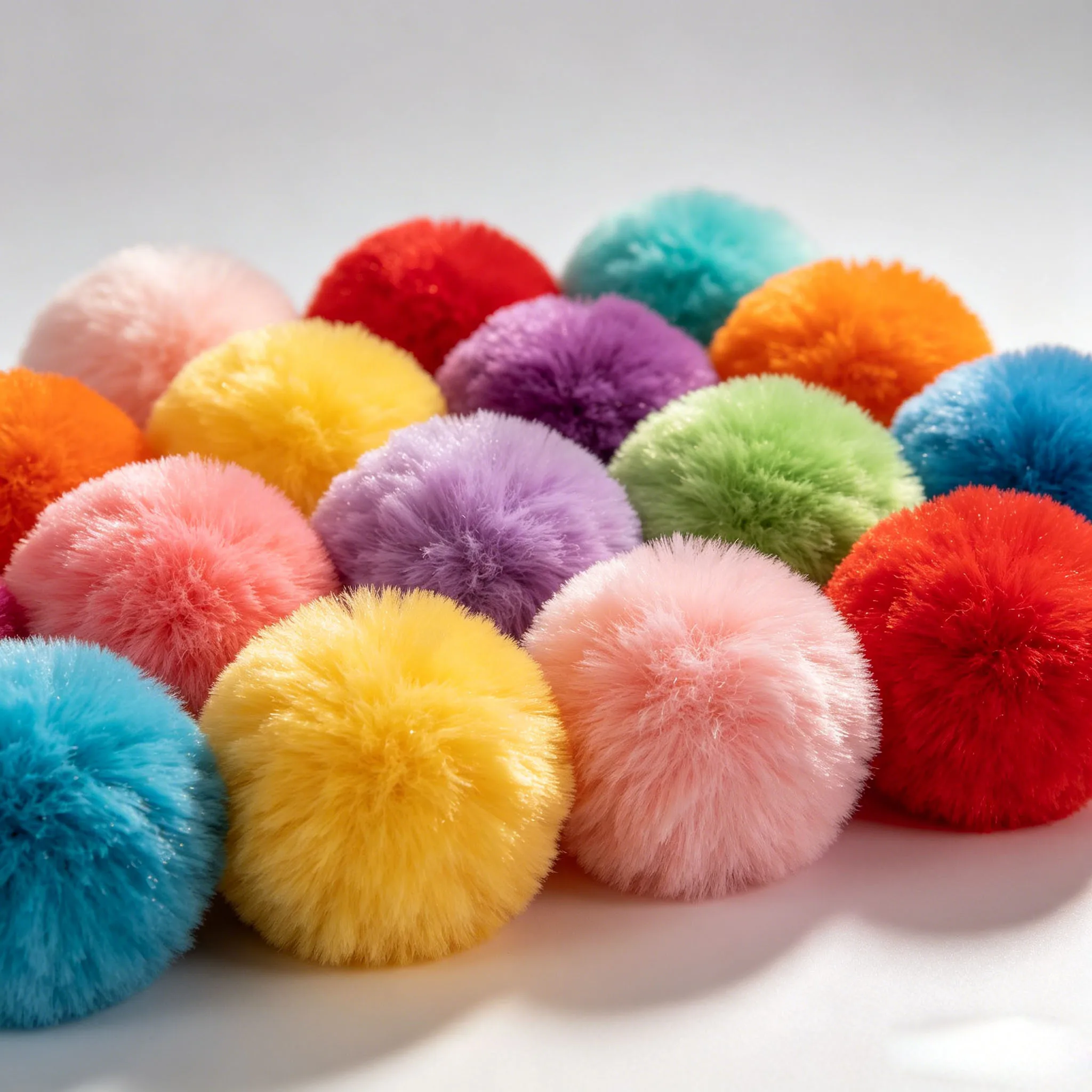 50mm Rainbow Silk Plush Ball Decorates Summer Atmosphere With Versatile Plush Ball Unlocking Unlimited Diy Inspiration