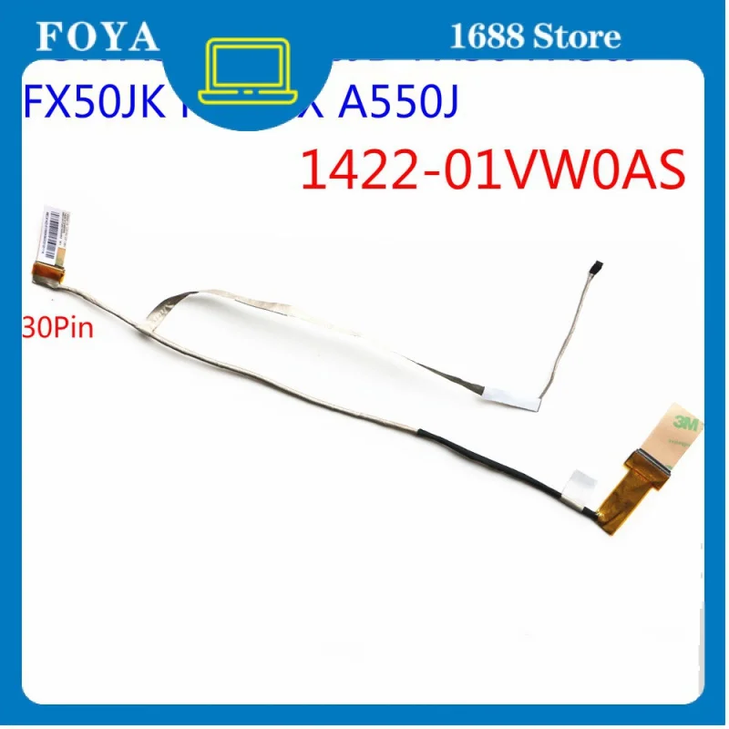 30pin LCD LVDS CABLE FHD 1422-01VW0AS LVDS CABLE FOR ASUS X550JD FX50 FX50J FX50JK FX50JX A550J