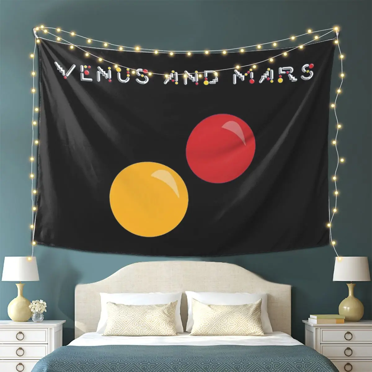 

Венеры и Марс, минималистичный гобелен с обложкой альбома, настенный эстетический домашний декор, гобелены для гостиной, спальни