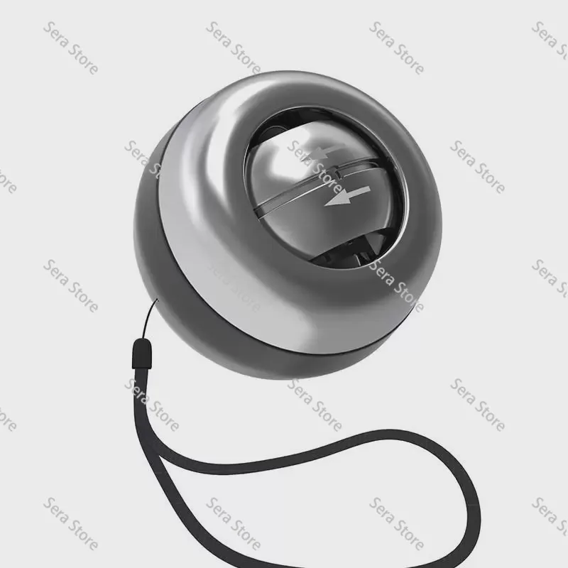 Hand Strengthener Full Metal Power Wrist Ball Forearm Muscle Training Gyroscopic Ball Mute Metal Gym Exerciser