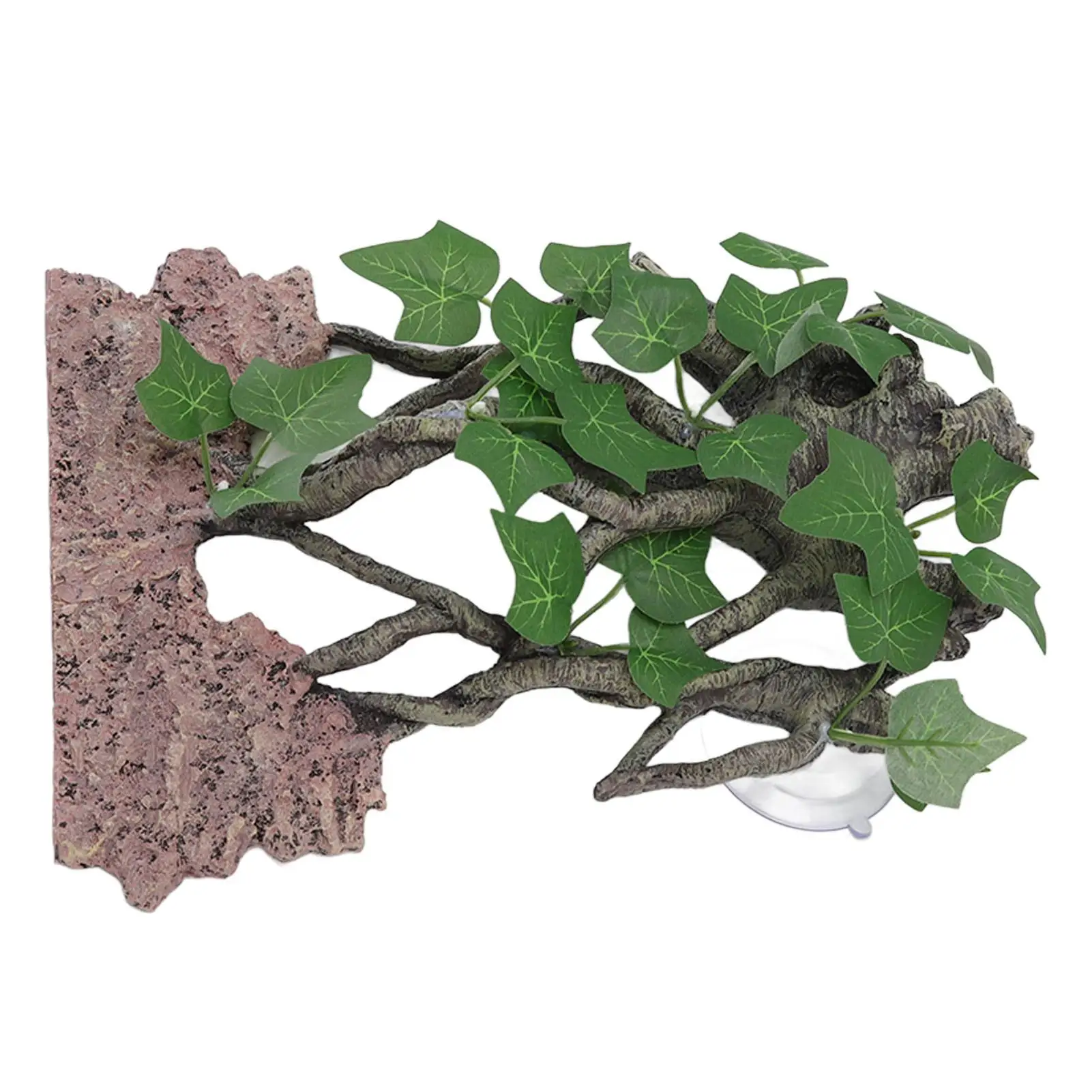 Realistic Reptile Climbing Tree Decoration for terrarium Plants - Lifelike Habitat Enhancer