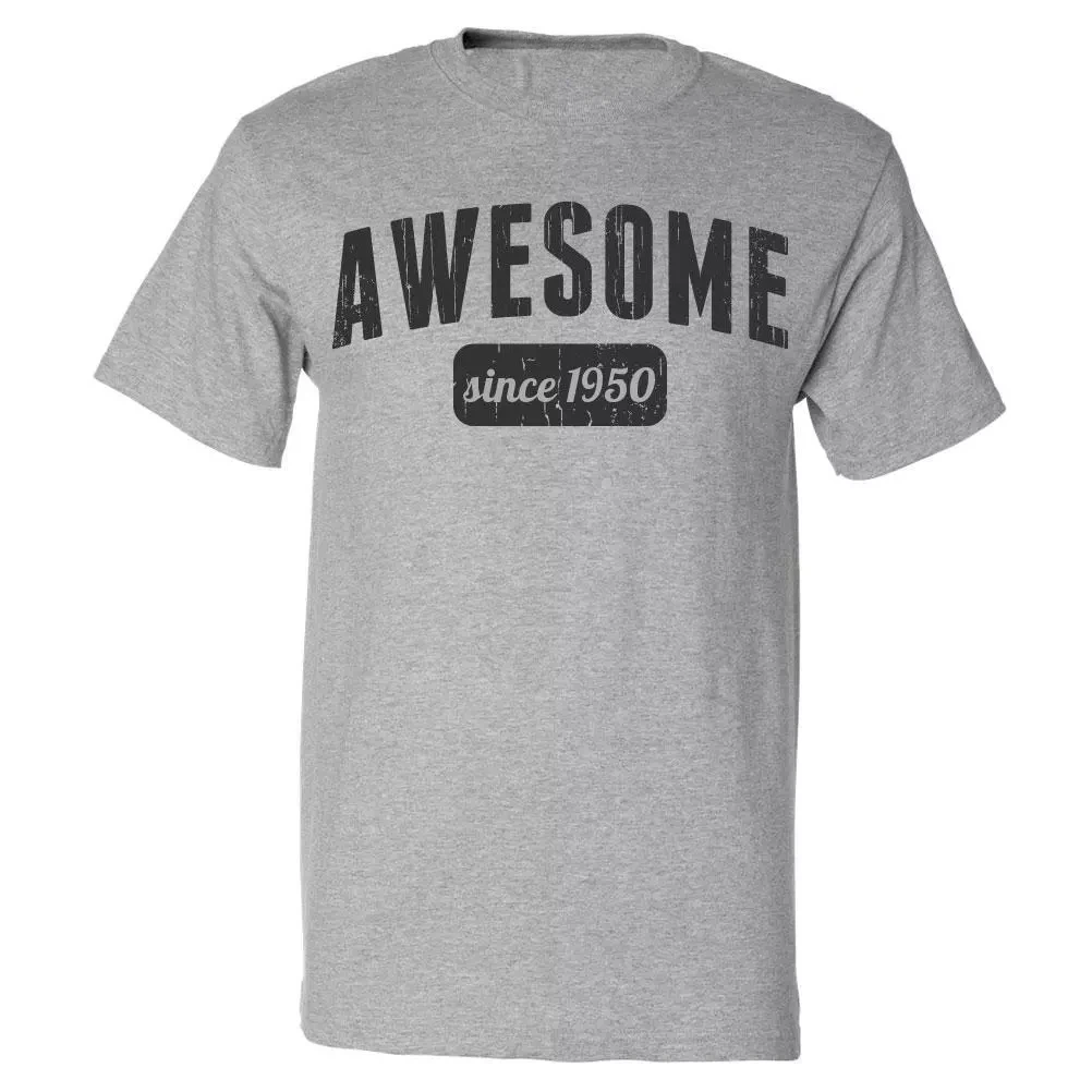 

75th Birthday Gift Graphic Printing Summer Luxury Brand Cotton Men's and Women's T-Shirt Short Sleeve Street Fashion Trend