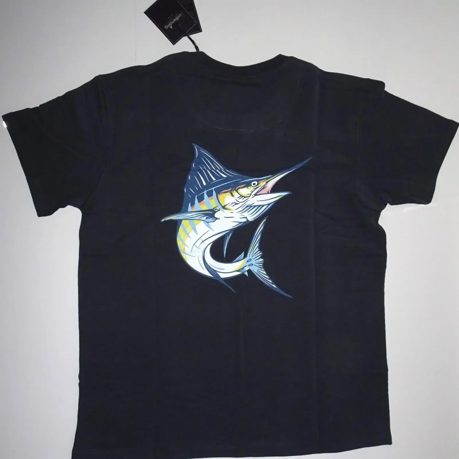 Rod Bending T Shirt Men s Fishing  Select Print Size M L XL vintage Washed Versatile Comfortable streetwear Casual graphic