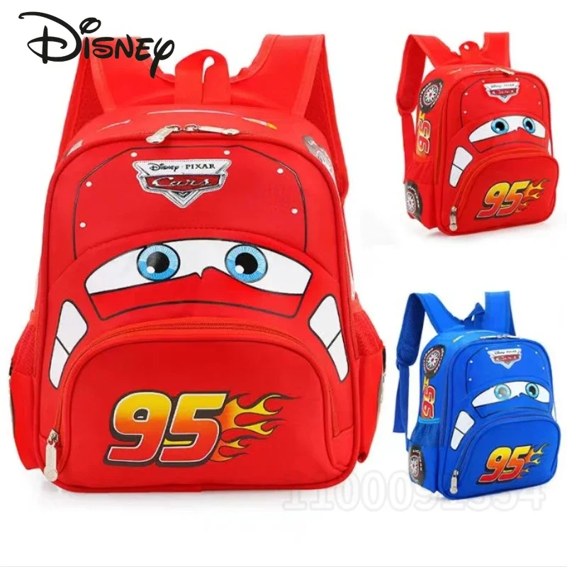 Disney McQueen New Children's School Bag Cartoon Children's Backpack Fashion Children's Backpack Large Capacity High Quality