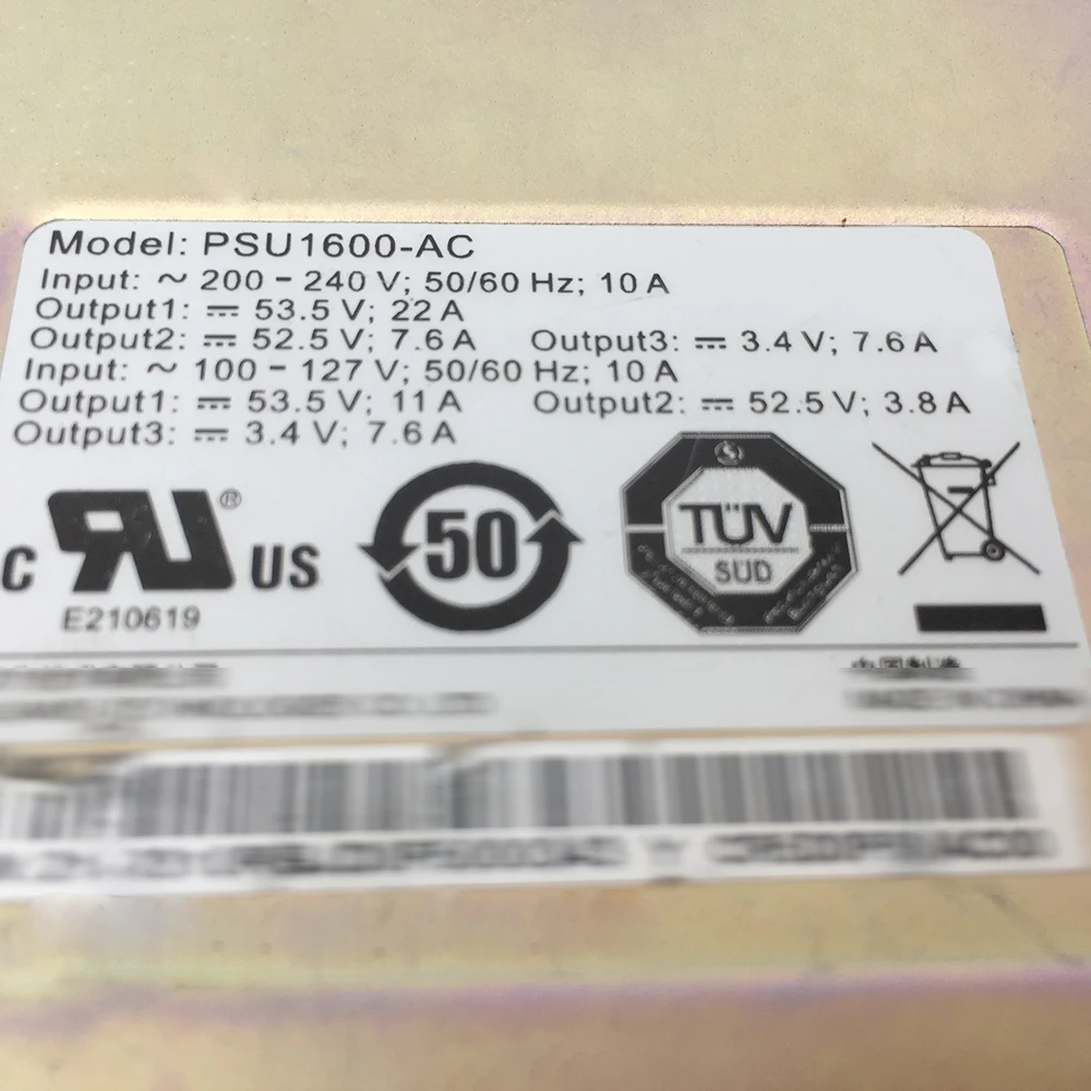 Imagem -06 - Módulo de Acesso de Energia para Huawei Psu1600-ac Cr5d0psuac00 1600w 02310rbj