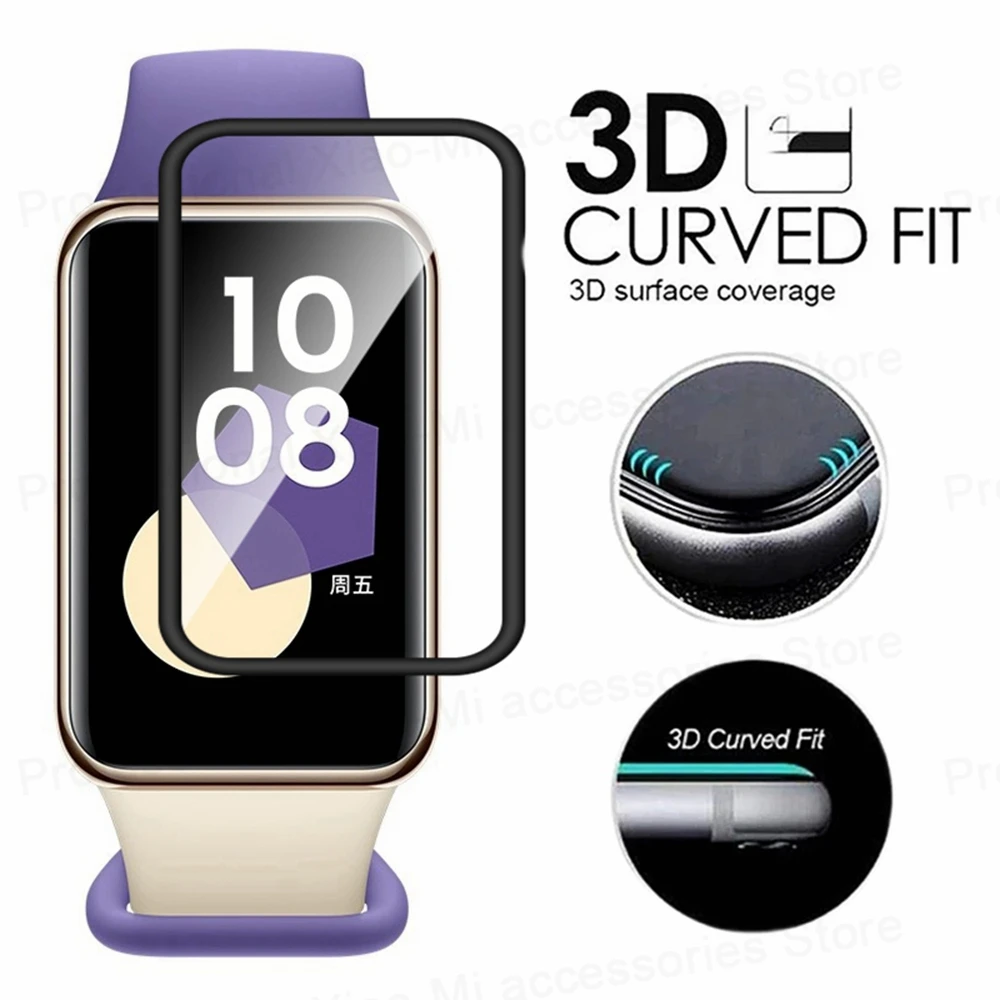 3D Curved Protective Film For Huawei Honor Band 9 Anti-scratch Smart Watch Soft Screen Protector For Huawei Honor Band9 Not Glas