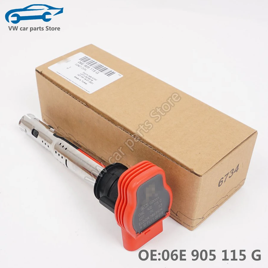 06E905115G 4PCS Ignition Coil Enhanced Edition For Audi Q5 A3 A4 A5 A6 R8 A7 TT VW Passat CC B7 Sciricco Tiguan 06E 905 115 G=E