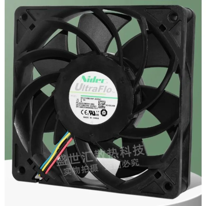 New Cooler Fan for Nidec W12T12BS1M7-20Z041 12025 12V 1.8A Server Dual Ball PWM Fan 120 *120 * 25mm